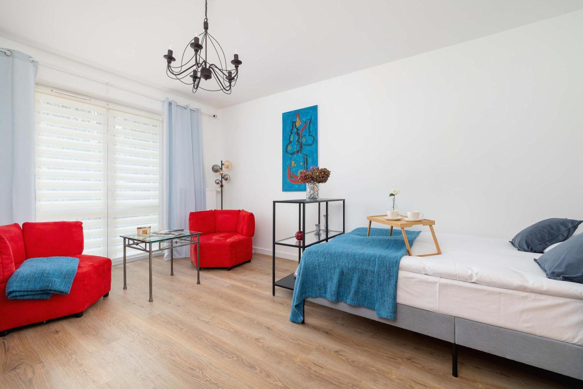 Colorful Studio Near The Spodek Arena In Katowice By Noclegi Renters Ngoại thất bức ảnh